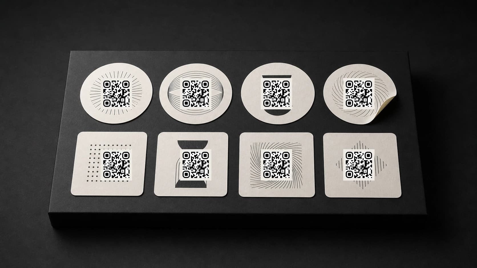 QR-стикеры для упаковки, витрин и событий