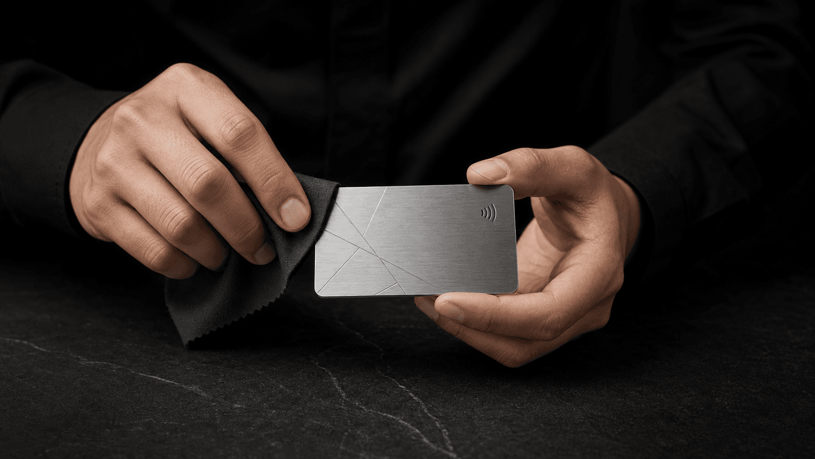 Ручная доводка металлической NFC-карты